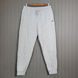 Adidas Golf Fleece Jogger Pants Sweatpants Pull On Drawstring Gray Men's Medium